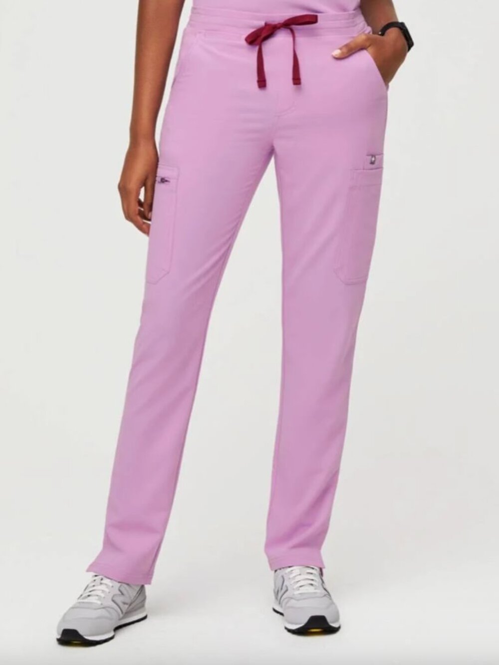 FIGS Yola Skinny Straight Leg Scrub Pants RARE Dusk Light Purple (#1915), Large - Picture 3 of 12